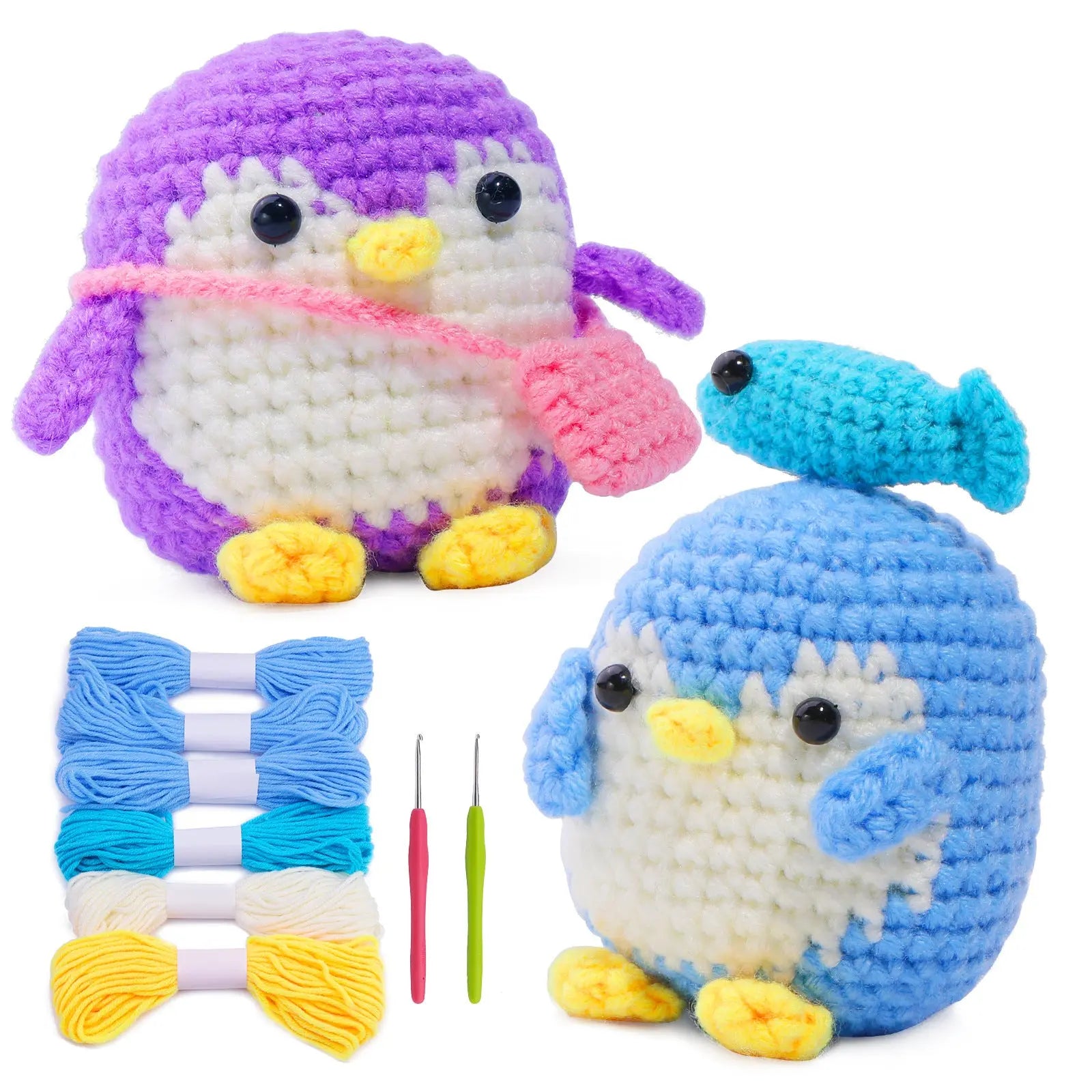 Crochet material kit animal cute figurine The Crochet Nook