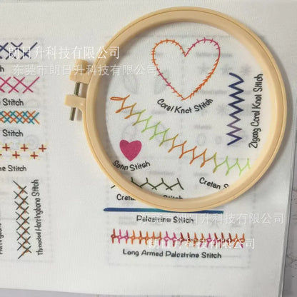 Embroidery Stitch Guide Book with Needlework Kit The Crochet Nook