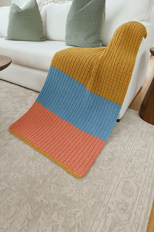 Cozy Puff Stitch Crochet Blanket Pattern – Soft, Textured & Easy to Follow PDF