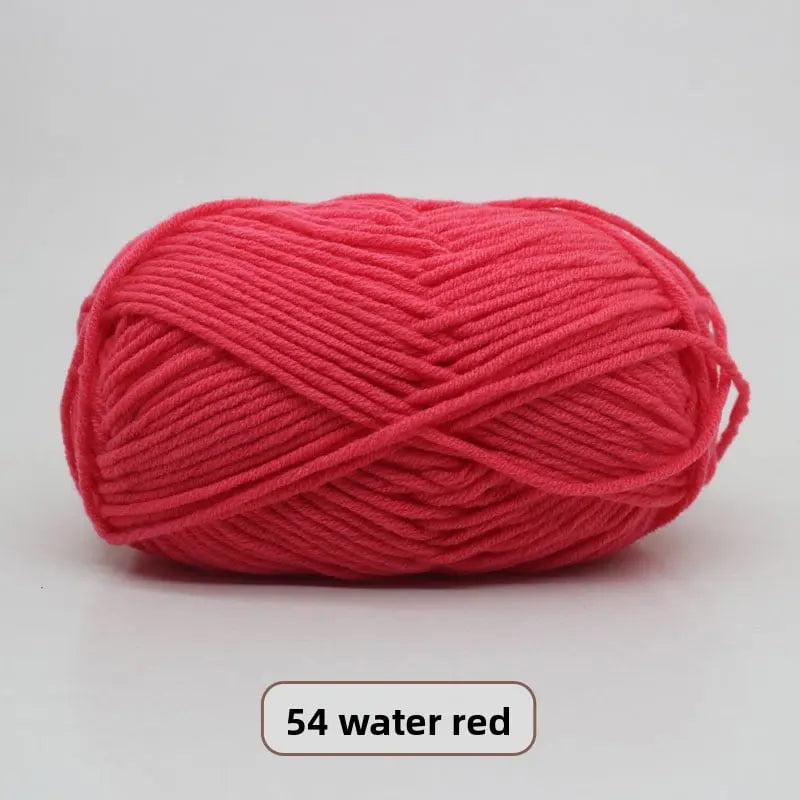 Five-Strand Milk Cotton Yarn for Knitting and DIY Crafts The Crochet Nook
