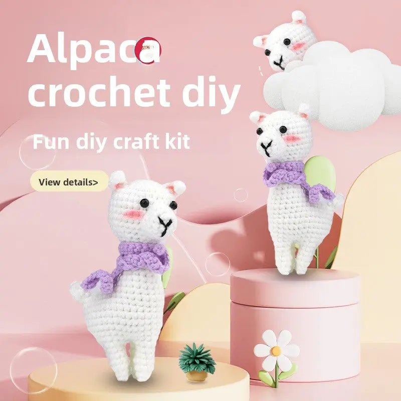 Crochet material kit animal cute figurine The Crochet Nook