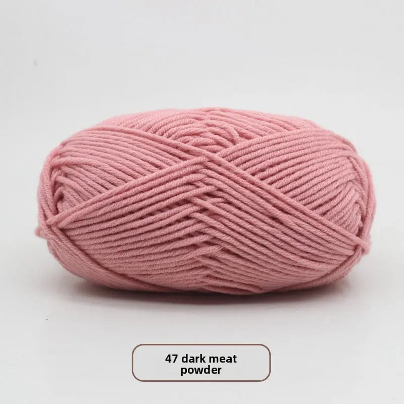Five-Strand Milk Cotton Yarn for Knitting and DIY Crafts The Crochet Nook