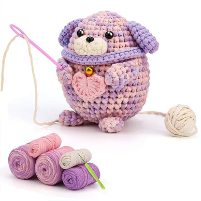 Crochet material kit animal cute figurine The Crochet Nook