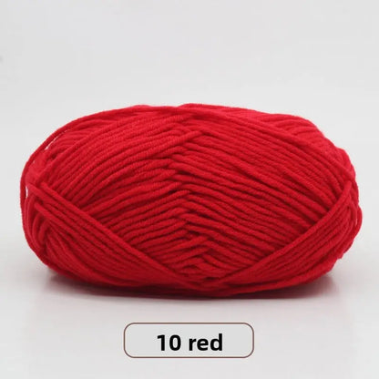 Five-Strand Milk Cotton Yarn for Knitting and DIY Crafts The Crochet Nook