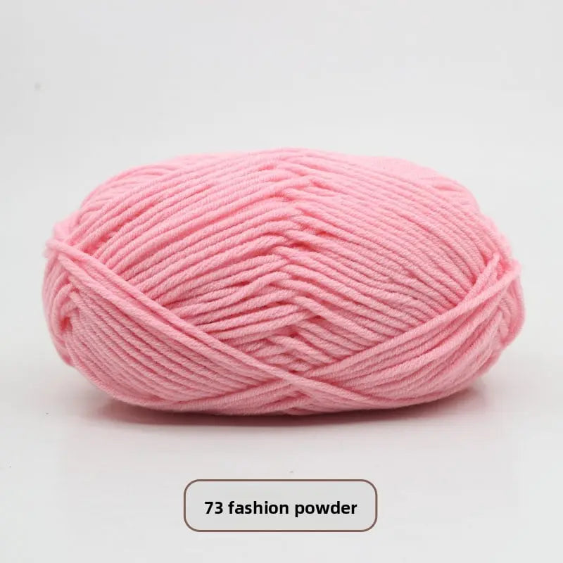 Five-Strand Milk Cotton Yarn for Knitting and DIY Crafts The Crochet Nook