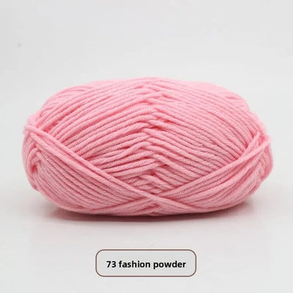 Five-Strand Milk Cotton Yarn for Knitting and DIY Crafts The Crochet Nook