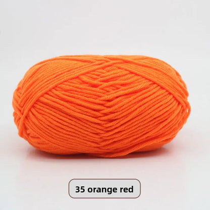 Five-Strand Milk Cotton Yarn for Knitting and DIY Crafts The Crochet Nook