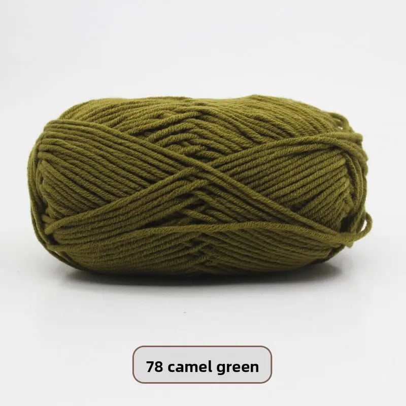 Five-Strand Milk Cotton Yarn for Knitting and DIY Crafts The Crochet Nook