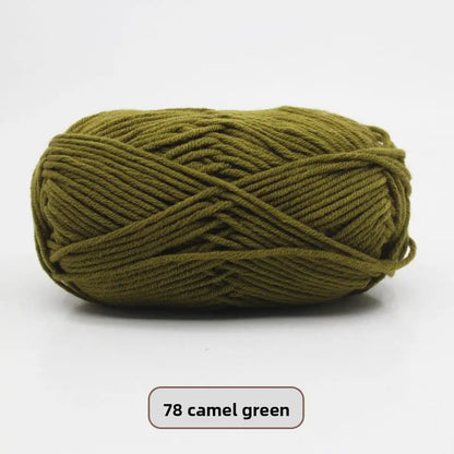 Five-Strand Milk Cotton Yarn for Knitting and DIY Crafts The Crochet Nook