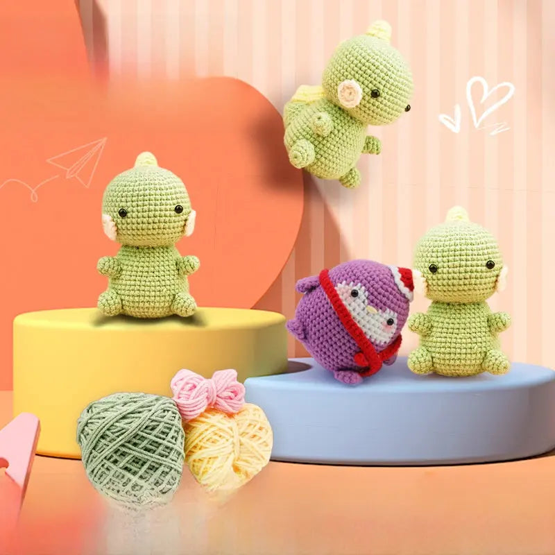 Crochet material kit animal cute figurine The Crochet Nook