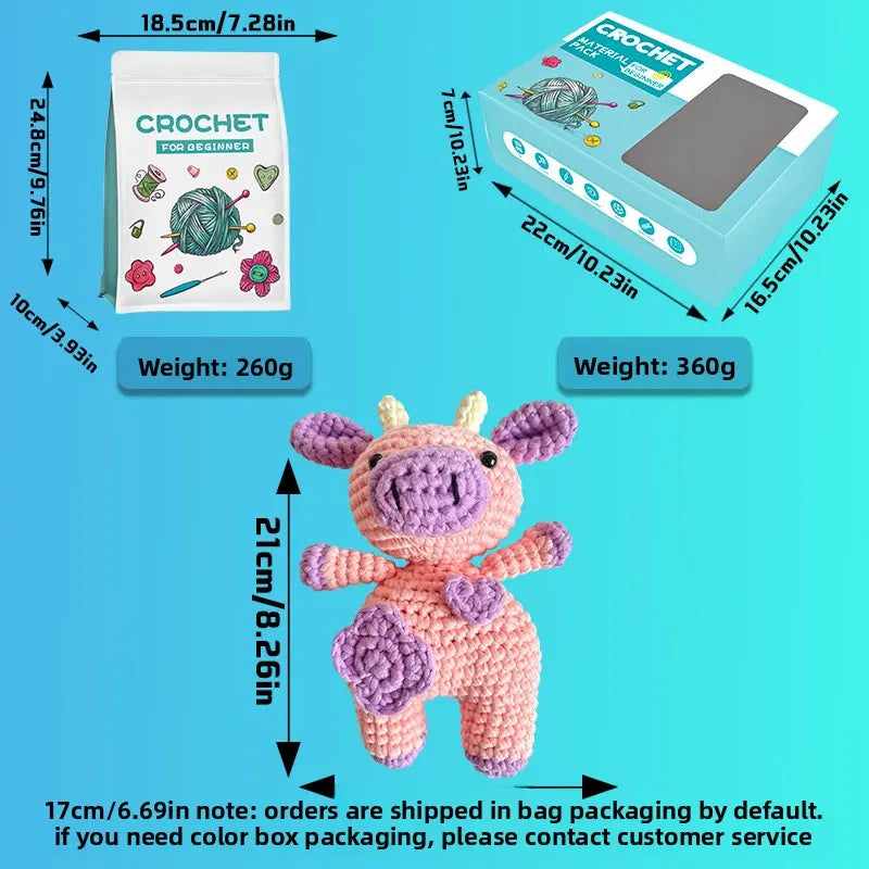 Crochet DIY Kit with English Video Tutorial The Crochet Nook