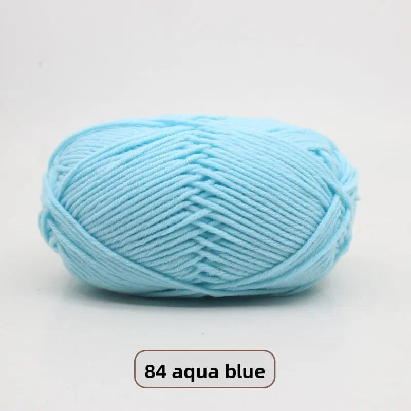 Five-Strand Milk Cotton Yarn for Knitting and DIY Crafts The Crochet Nook