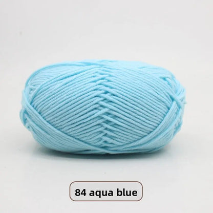Five-Strand Milk Cotton Yarn for Knitting and DIY Crafts The Crochet Nook
