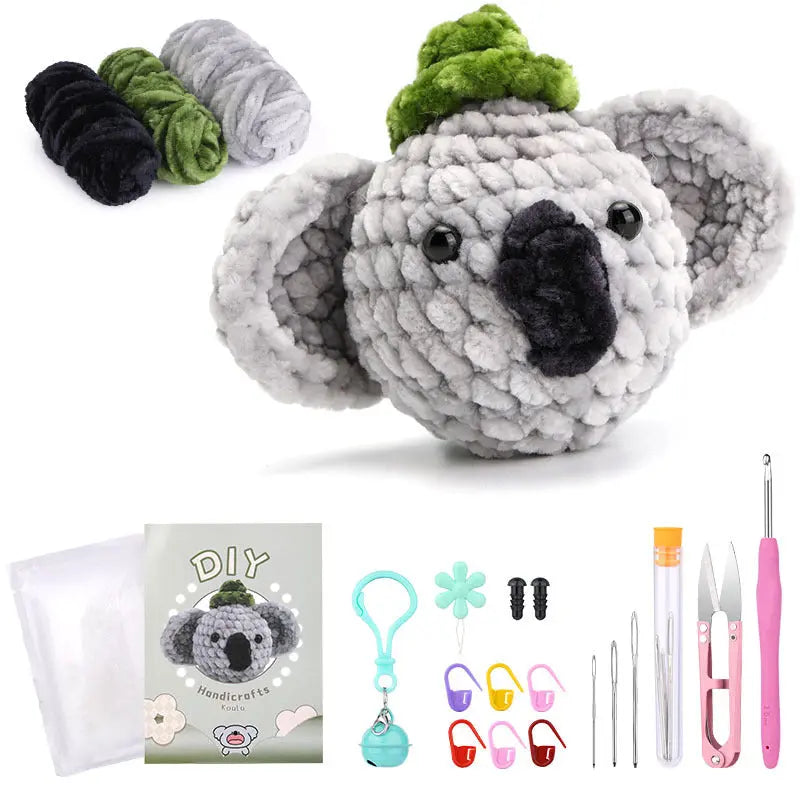 Crochet material kit animal cute figurine The Crochet Nook