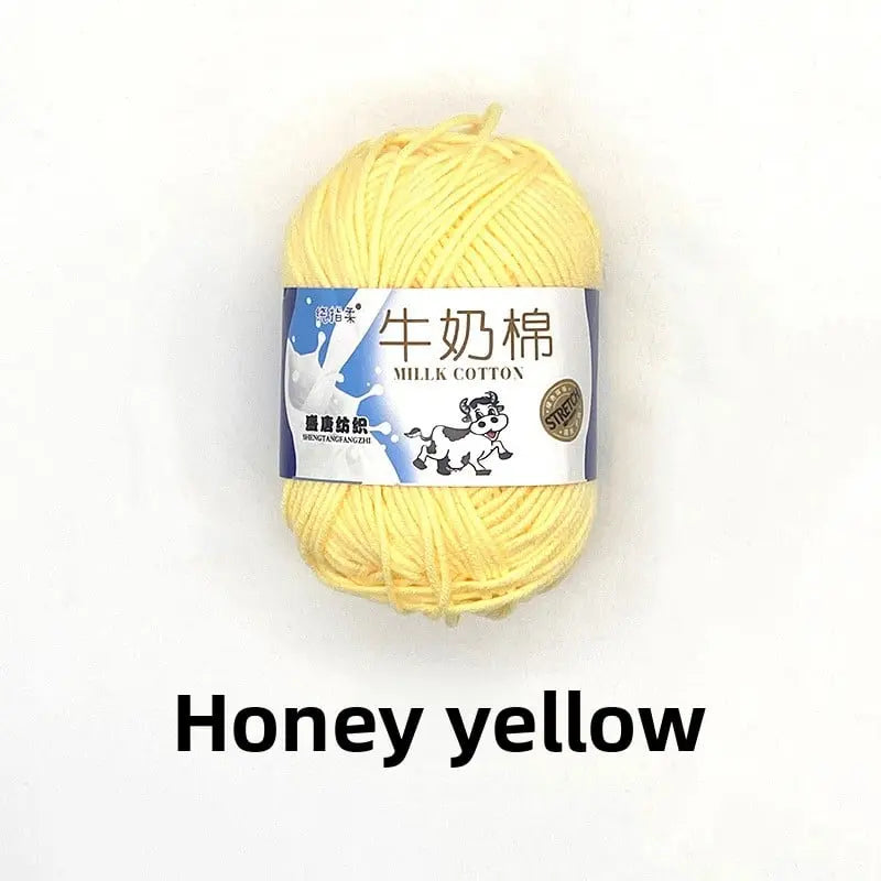 Five-Strand Milk Cotton Yarn for Knitting and DIY Crafts The Crochet Nook