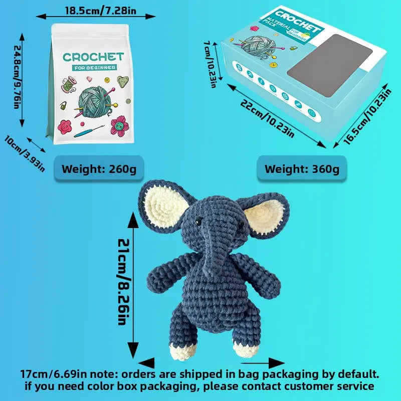 Crochet DIY Kit with English Video Tutorial The Crochet Nook