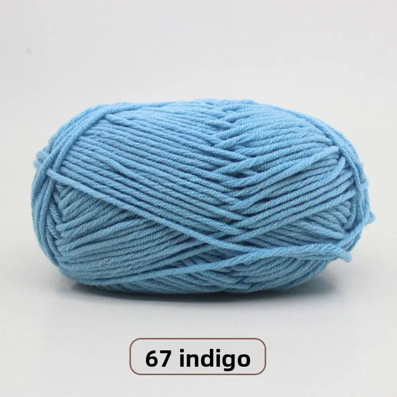 Five-Strand Milk Cotton Yarn for Knitting and DIY Crafts The Crochet Nook