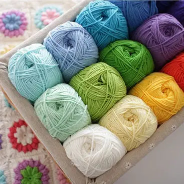 Five-Strand Milk Cotton Yarn for Knitting and DIY Crafts The Crochet Nook
