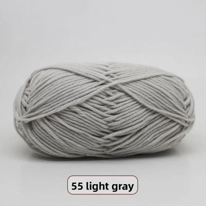 Five-Strand Milk Cotton Yarn for Knitting and DIY Crafts The Crochet Nook