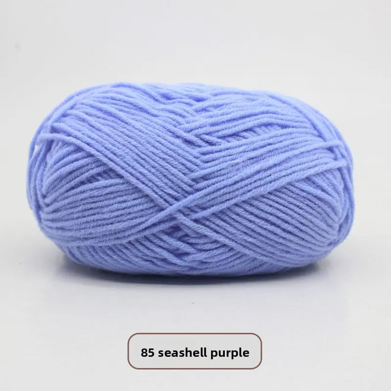 Five-Strand Milk Cotton Yarn for Knitting and DIY Crafts The Crochet Nook