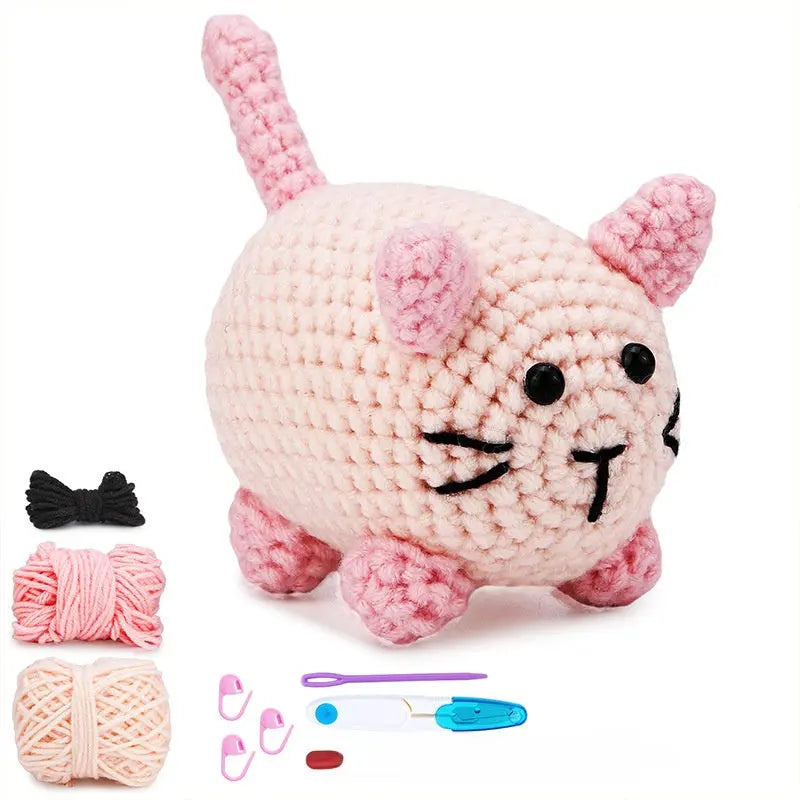 Crochet material kit animal cute figurine The Crochet Nook