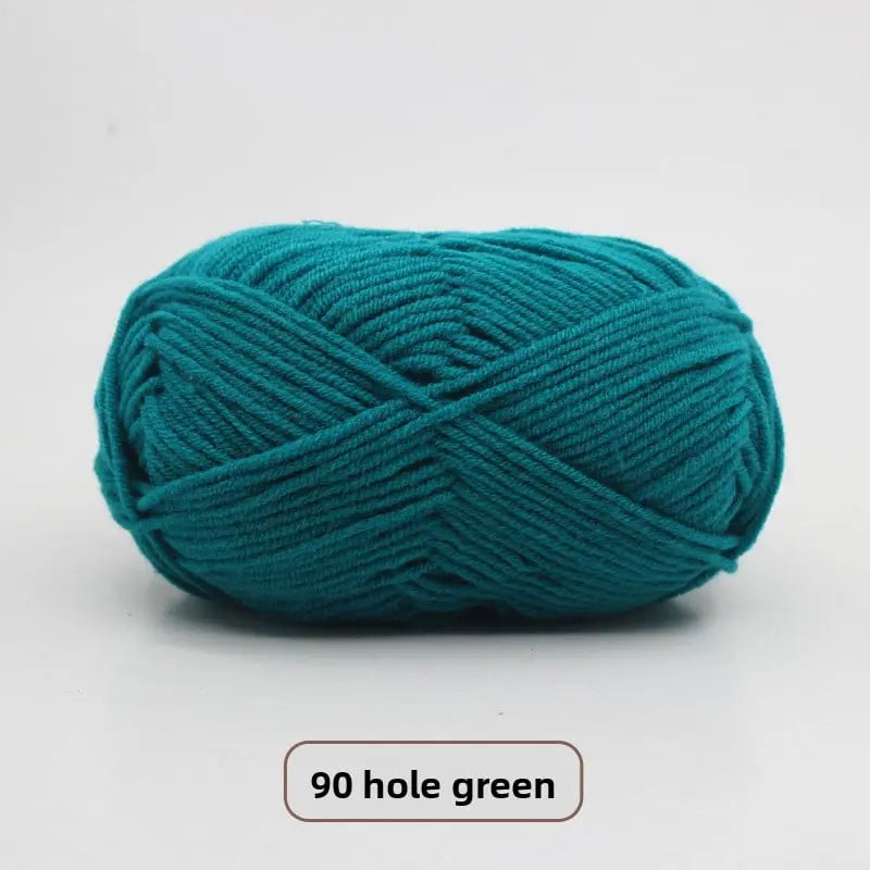 Five-Strand Milk Cotton Yarn for Knitting and DIY Crafts The Crochet Nook