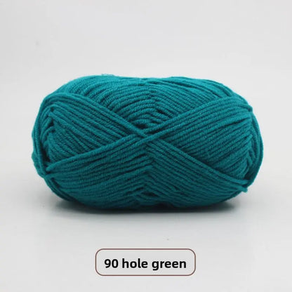 Five-Strand Milk Cotton Yarn for Knitting and DIY Crafts The Crochet Nook