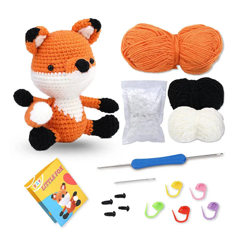 Crochet material kit animal cute figurine The Crochet Nook