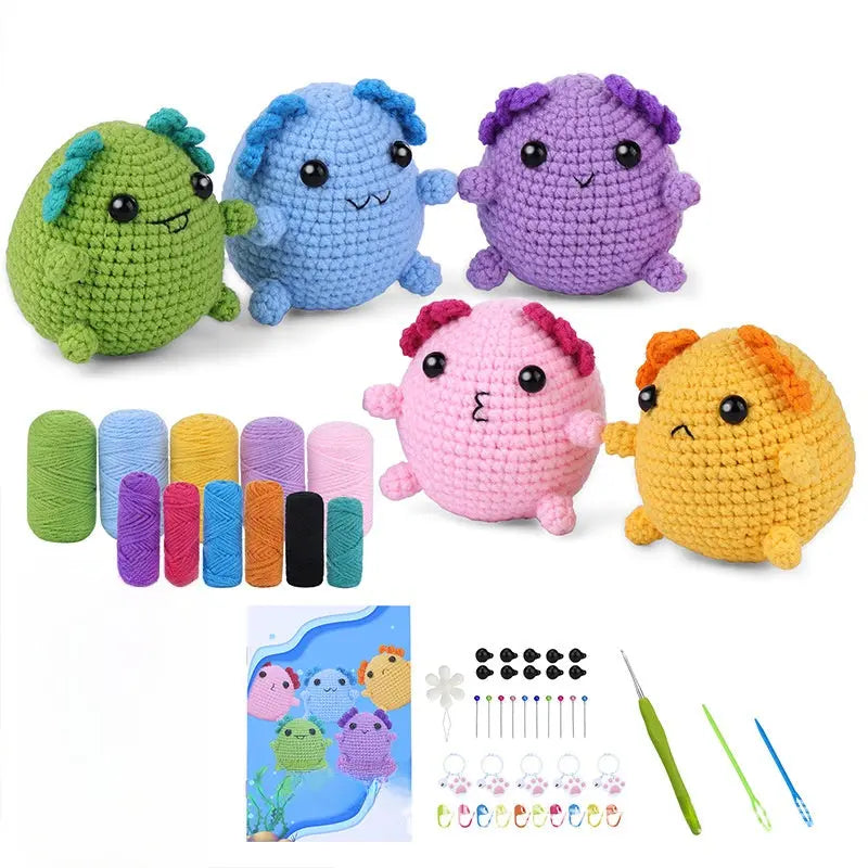 Crochet material kit animal cute figurine The Crochet Nook