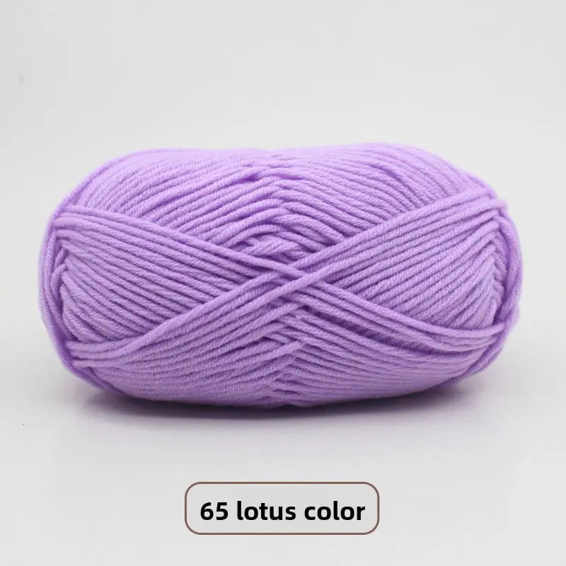 Five-Strand Milk Cotton Yarn for Knitting and DIY Crafts The Crochet Nook