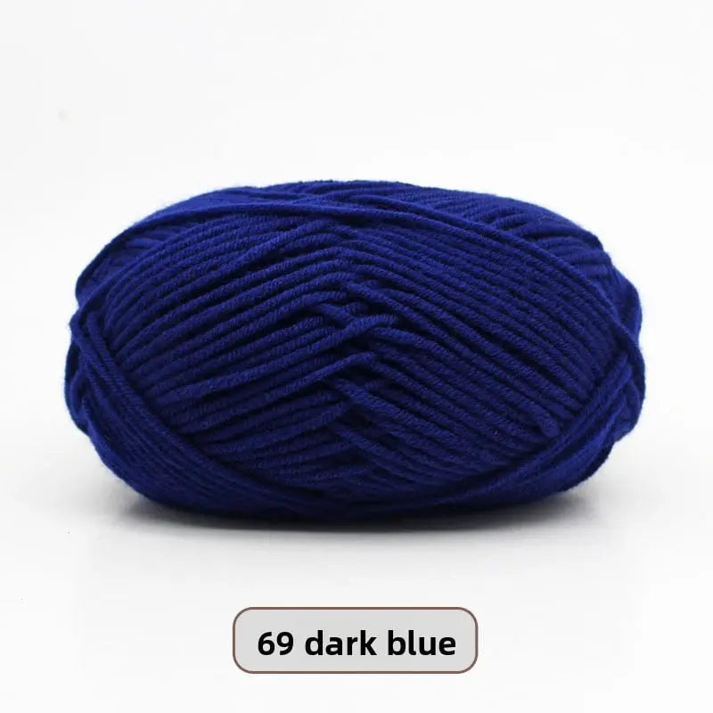 Five-Strand Milk Cotton Yarn for Knitting and DIY Crafts The Crochet Nook