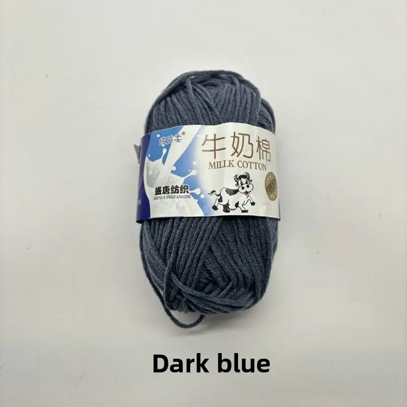 Five-Strand Milk Cotton Yarn for Knitting and DIY Crafts The Crochet Nook