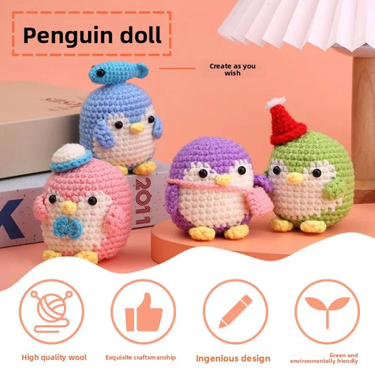 Crochet Material Kit Penguin The Crochet Nook