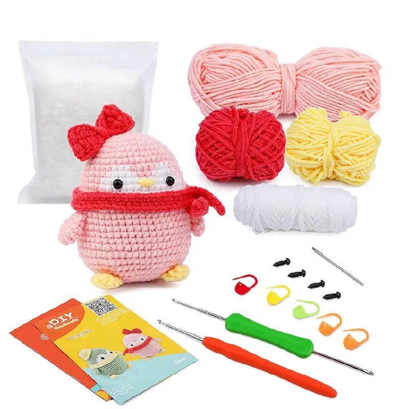 Crochet material kit animal cute figurine The Crochet Nook