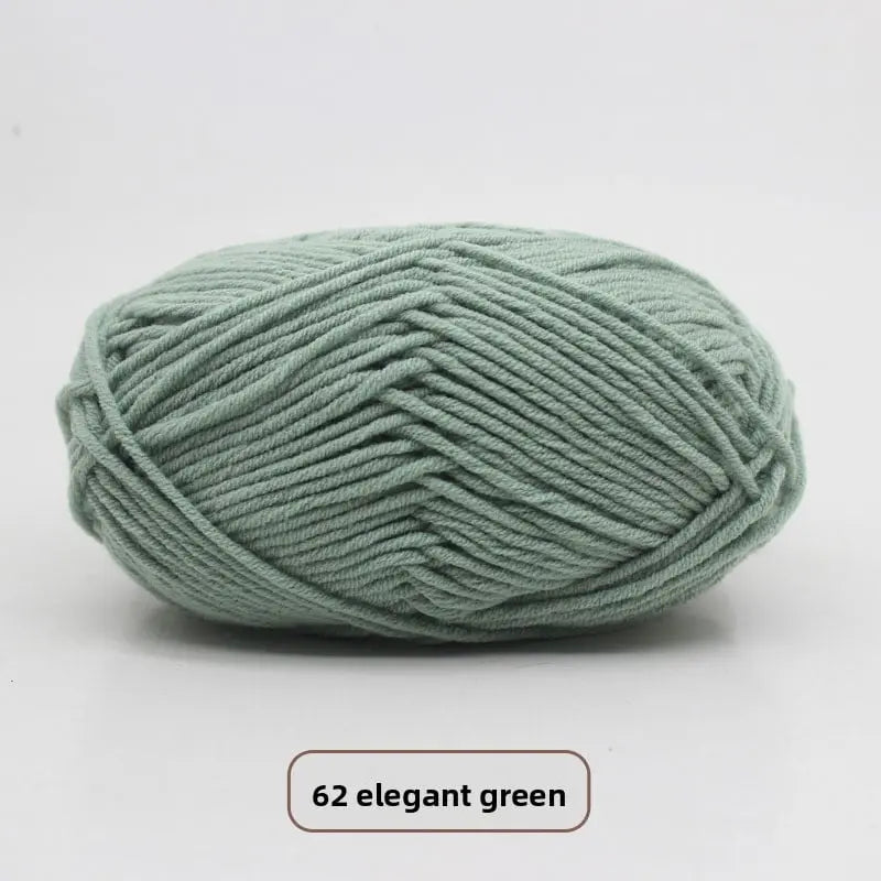 Five-Strand Milk Cotton Yarn for Knitting and DIY Crafts The Crochet Nook