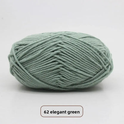Five-Strand Milk Cotton Yarn for Knitting and DIY Crafts The Crochet Nook