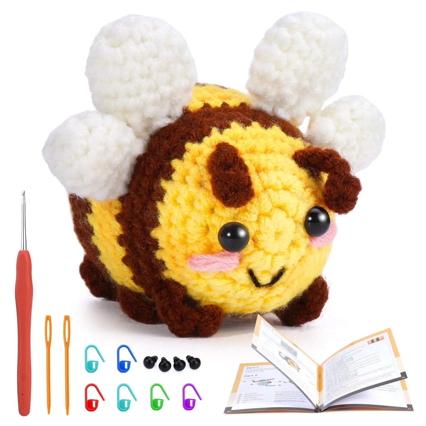 Crochet material kit animal cute figurine The Crochet Nook