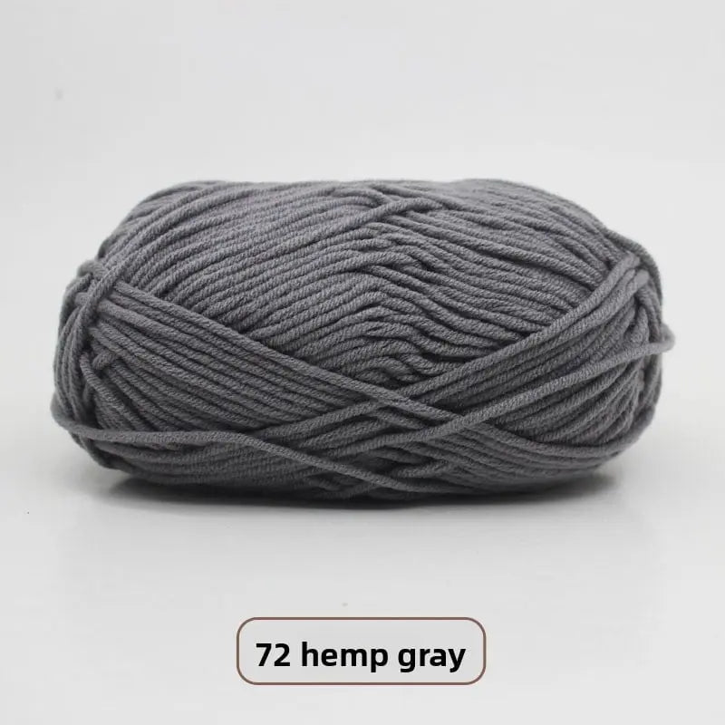 Five-Strand Milk Cotton Yarn for Knitting and DIY Crafts The Crochet Nook