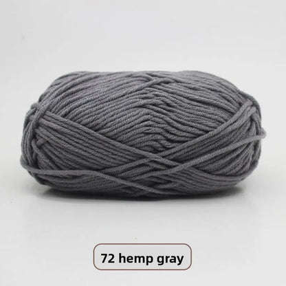 Five-Strand Milk Cotton Yarn for Knitting and DIY Crafts The Crochet Nook