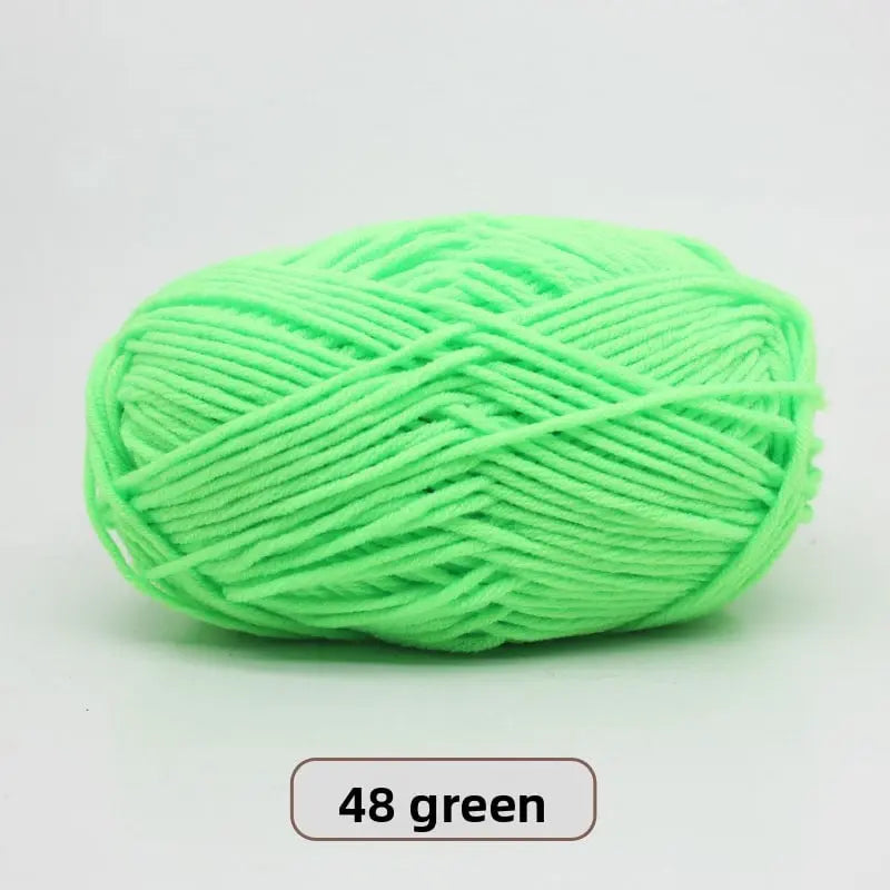 Five-Strand Milk Cotton Yarn for Knitting and DIY Crafts The Crochet Nook