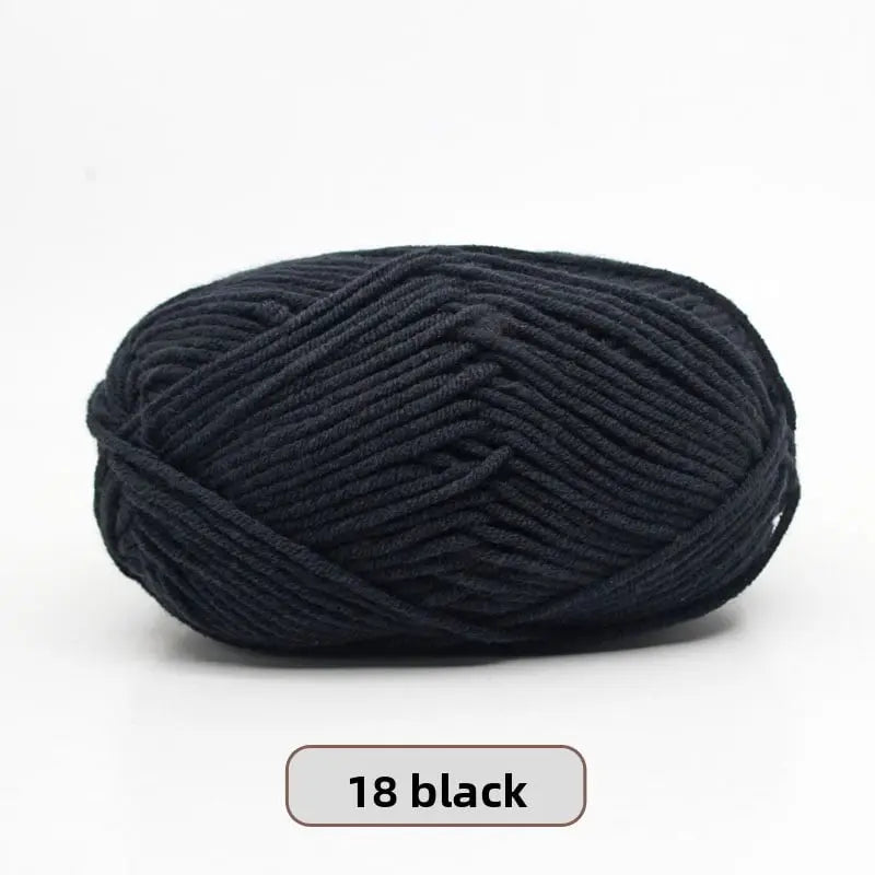 Five-Strand Milk Cotton Yarn for Knitting and DIY Crafts The Crochet Nook