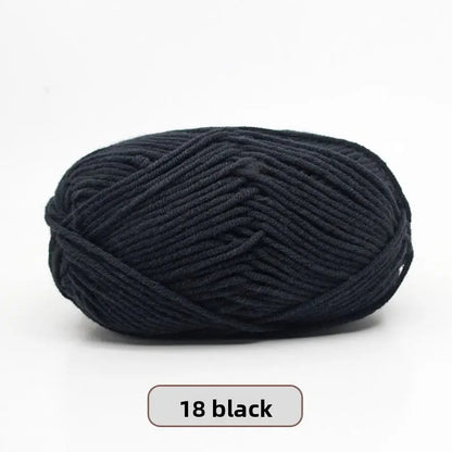 Five-Strand Milk Cotton Yarn for Knitting and DIY Crafts The Crochet Nook