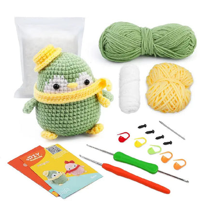 Crochet material kit animal cute figurine The Crochet Nook