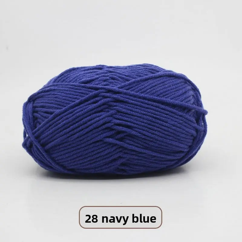 Five-Strand Milk Cotton Yarn for Knitting and DIY Crafts The Crochet Nook