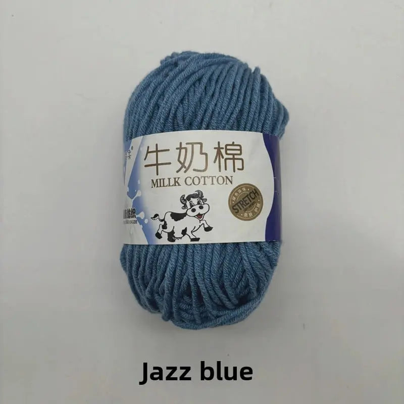 Five-Strand Milk Cotton Yarn for Knitting and DIY Crafts The Crochet Nook