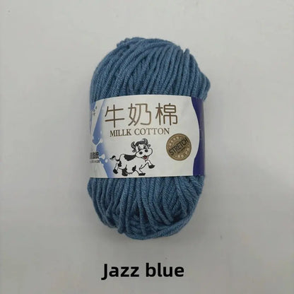 Five-Strand Milk Cotton Yarn for Knitting and DIY Crafts The Crochet Nook