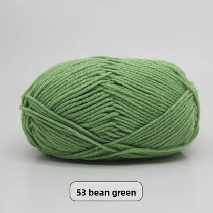 Five-Strand Milk Cotton Yarn for Knitting and DIY Crafts The Crochet Nook