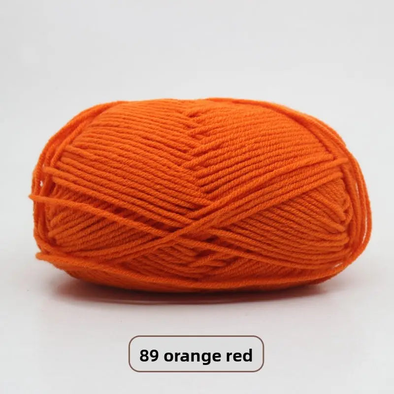 Five-Strand Milk Cotton Yarn for Knitting and DIY Crafts The Crochet Nook