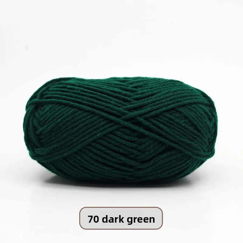 Five-Strand Milk Cotton Yarn for Knitting and DIY Crafts The Crochet Nook