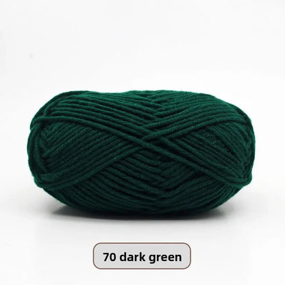 Five-Strand Milk Cotton Yarn for Knitting and DIY Crafts The Crochet Nook